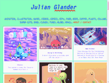 Tablet Screenshot of julianglander.com